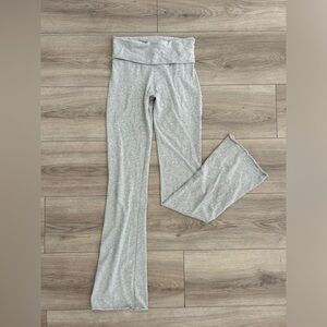 SKIMS cotton jersey fold over pant XXS light grey